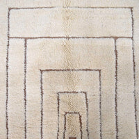 Thumbnail for Authentic Beni Ourain Rug 6.9 x 10.3 feet / 213 x 315 cm - Ettilux Home