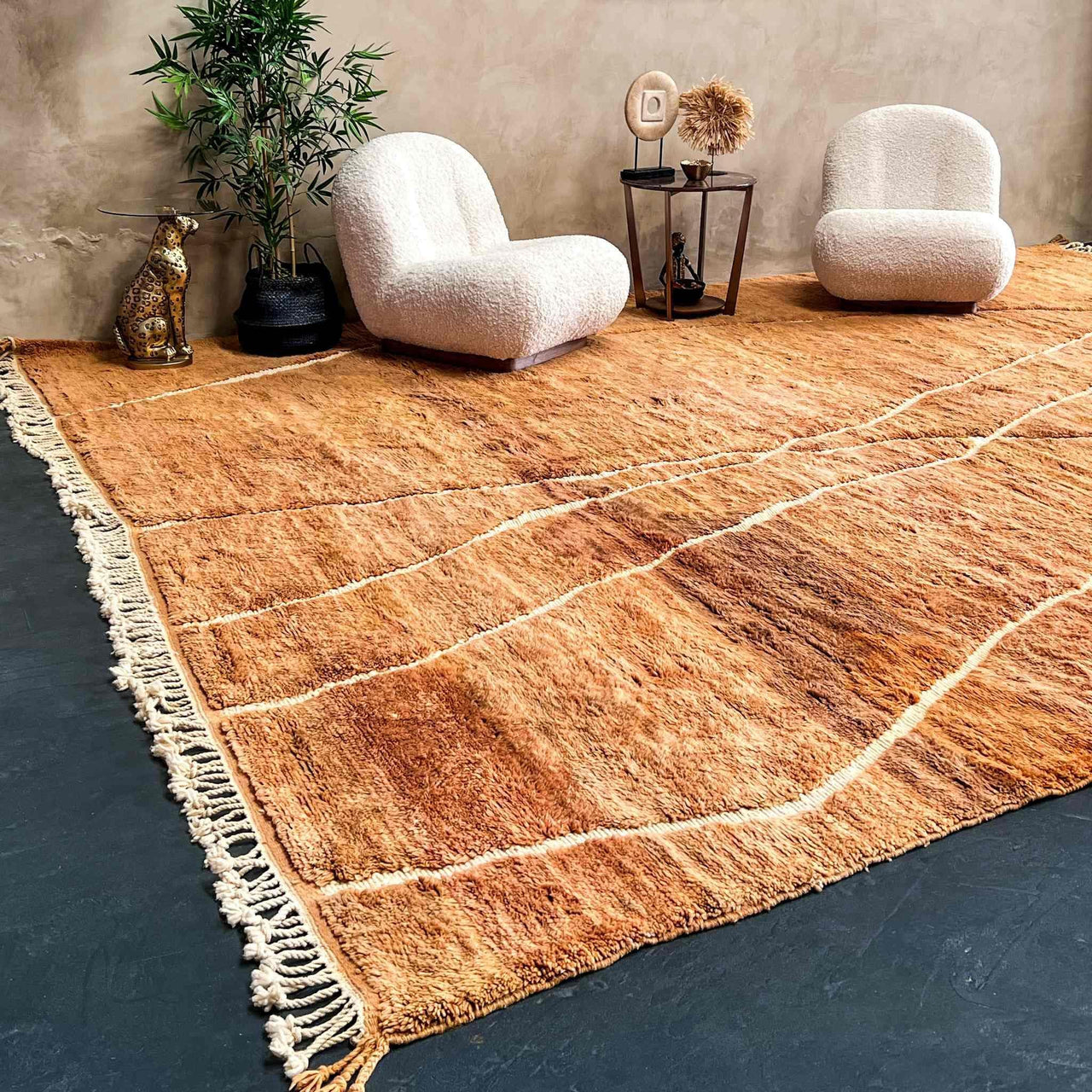 Ginevra Beni Mrirt Moroccan Rug 11.8 X 14.4 ft / 360 X 440 cm - Ettilux Home