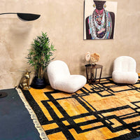 Thumbnail for Iris Luxury Beni Mrirt Moroccan Rug 10.1 X 13 ft / 310 X 395 cm - Ettilux Home