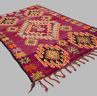 Thumbnail for Vintage Moroccan Abstract	Rug 5.2 x 8.7 ft / 160 x 267 cm - Ettilux Home