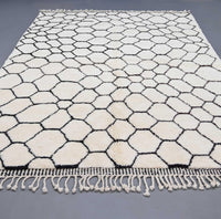 Thumbnail for White Beni Ourain Moroccan Rug - Ettilux Home